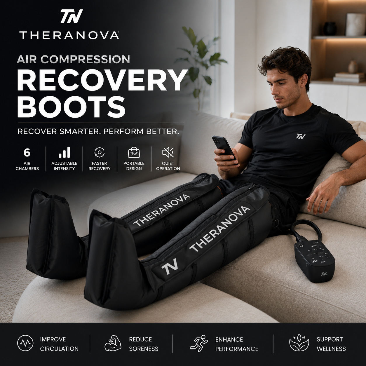 Thernova Pulse - Dynamic Air Compression Boots